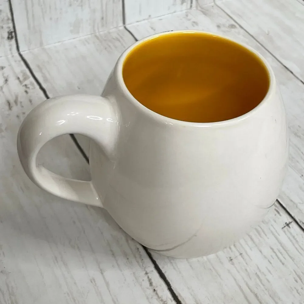 COPY - Rae Dunn Round Pilgrim or Witch’s Hat Mug “home is where you hang your h…